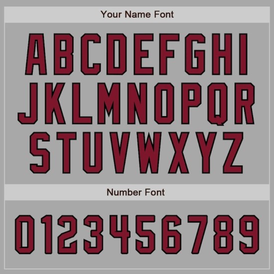 Custom Gray Crimson-Black Two-Button Unisex Softball Jersey