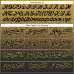 Custom Old Gold Black Authentic Fade Fashion Baseball Jersey