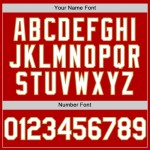 Custom Red White-Old Gold 3D Pattern Design Gradient Style Twinkle Star Authentic Baseball Jersey