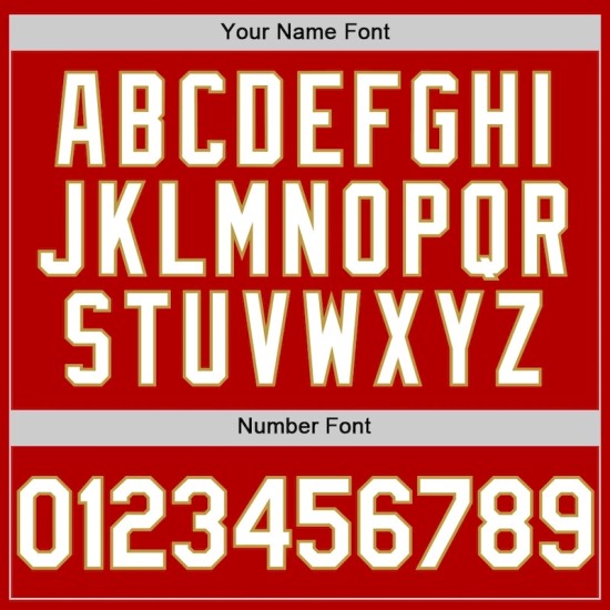 Custom Red White-Old Gold 3D Pattern Design Gradient Style Twinkle Star Authentic Baseball Jersey