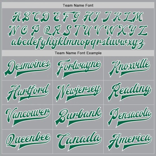 Custom Gray Kelly Green-White Bomber Full-Snap Varsity Letterman Two Tone Jacket