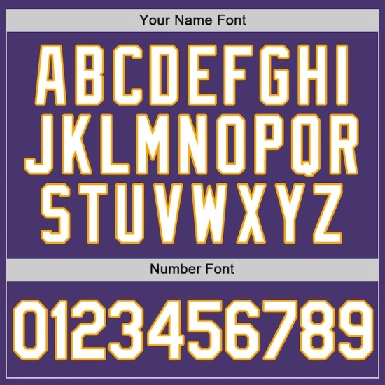 Custom Purple White-Gold Authentic Baseball Jersey