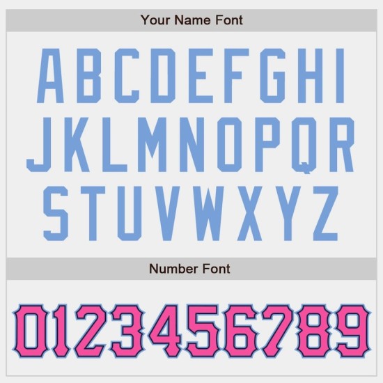 Custom White Pink-Light Blue Authentic Baseball Jersey