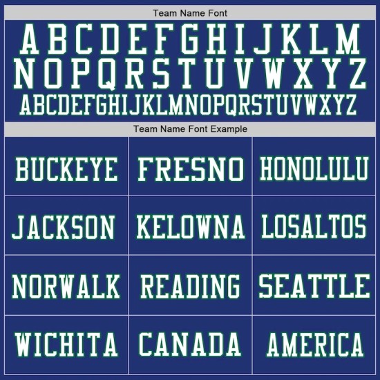 Custom Royal White-Kelly Green Mesh Authentic Throwback Football Jersey