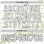 Custom White Black 3D Pickleball Paddles Balls Floral Performance T-Shirt