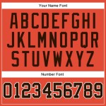 Custom Orange White Pinstripe Brown Authentic Basketball Jersey