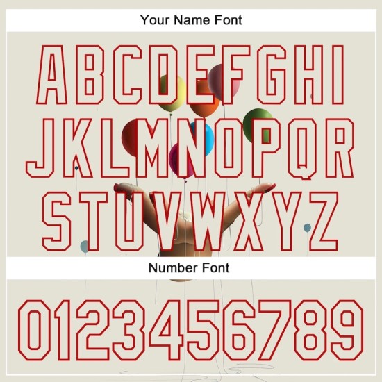 Custom Cream Red 3D Marcel Caram Allegory With Hand Authentic Baseball Jersey